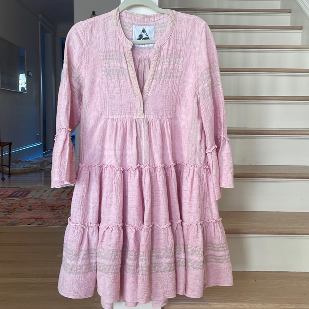 Pearl & Caviar Greek-style Dress Small